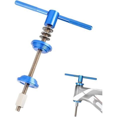 Bicycle Headset Bottom Bracket, Bottom Bracket Press Tool, Stainless Steel, Bottom Bracket, Cup Press, Mountain Bike Headset Installation Tool (1/5)
