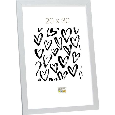 Deknudt Frames S44CD1-20.0X30.0 - Portafoto Basic in Legno e MDF, Dimensioni 20 x 30 cm, Colore: Argentato (1/3)