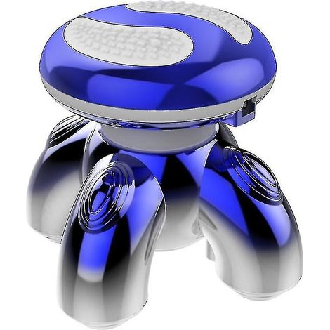 Mini masseur électrique lumineux à vibrations ondulées, rechargeable par USB, pour un massage complet du corps. (1/5)