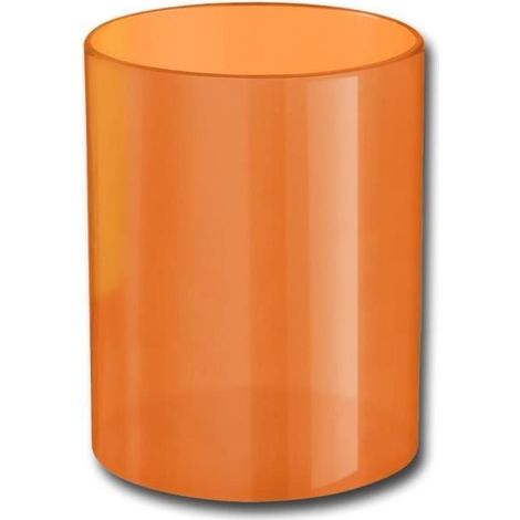 Pot à Crayon - ELAMI - Orange - Plastique - Corps en plastique - Design moderne