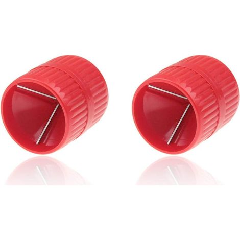 2 Pcs ébavureur pour tubes,Ebavureur Universel pour Tuyaux,Alésoir Intérieur Extérieur,interieur: 5-38 mm,Outil de Chanfreinage de Tube,Outil d'ébavurage de Tuyau en PVC (1/5)
