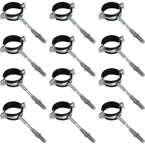12 Paires De Colliers De Serrages à Vis, 48-53 Mm (1/5)