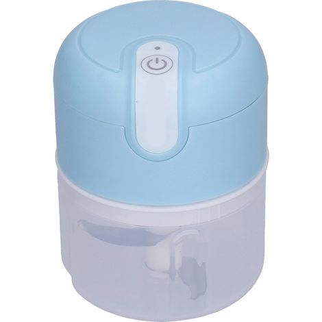 Presse-ail électrique 250 ml, mini hachoir à ail rechargeable, robot culinaire pour poivrons, piments, fruits, légumes et viandes. (1/5)