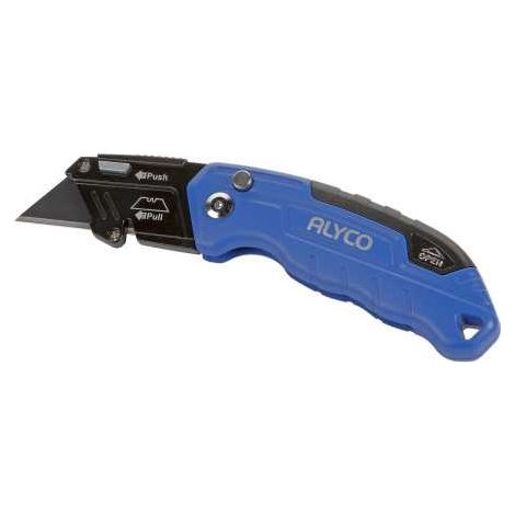 Cutter Abatible Aluminio + 3 Cuchillas SK2H ALYCO (1/5)