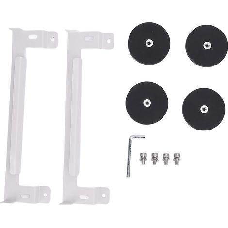Kit d'installation magnétique pour support de voiture satellite blanc pour mini camping-car, bateau, avion. (1/5)
