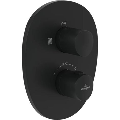 Mitigeur thermostatique encastré VILLEROY ET BOCH Antao Matt Black (1/3)