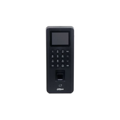 ASI2212J-DPW - Lettore standalone Wi-Fi PoE con display e tastiera meccanica, card 125 kHz, impronte, pswd