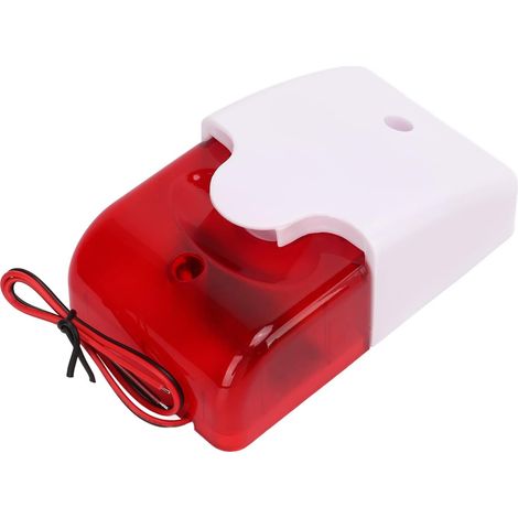 Alarma de sonido y luz Estroboscópica intermitente 12V (1/5)