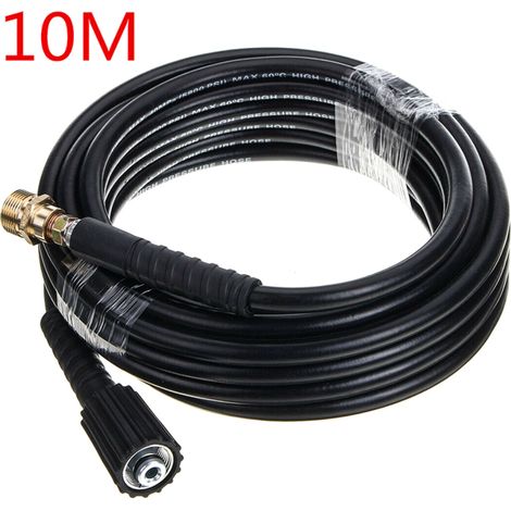 Tuyau haute pression Irovami - Flexible 10m pour nettoyeur haute pression, compatible Karcher K2-K7, 40MPa (5800PSI), laiton+ABS (1/5)