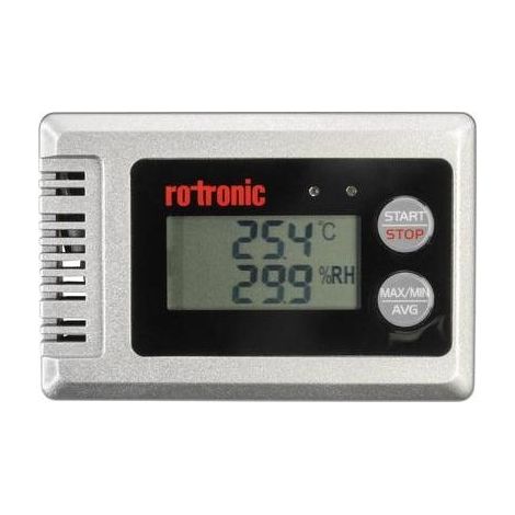 Rotronic HL-1D-SET Registrador de Temperatura y Humedad Gris