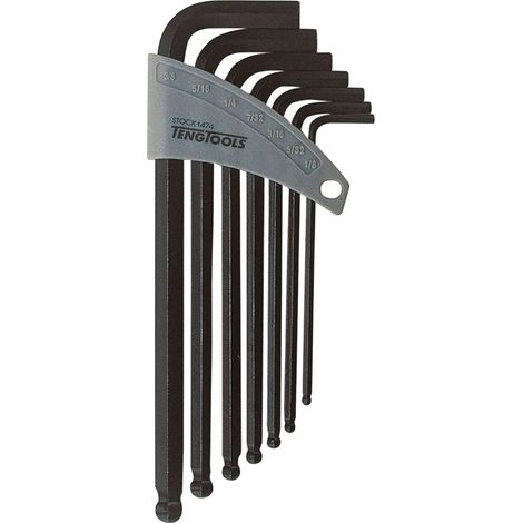 Ball Point Hexagon Key Set Of 7 Imperial (1/8-3/8In) (1/4)