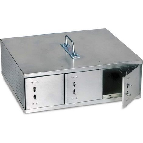 Jaula de Transporte Galvanizada 3 Departamentos para Huron, 36x30x13 cm, 2,4 Kg - Jaula para Hurones