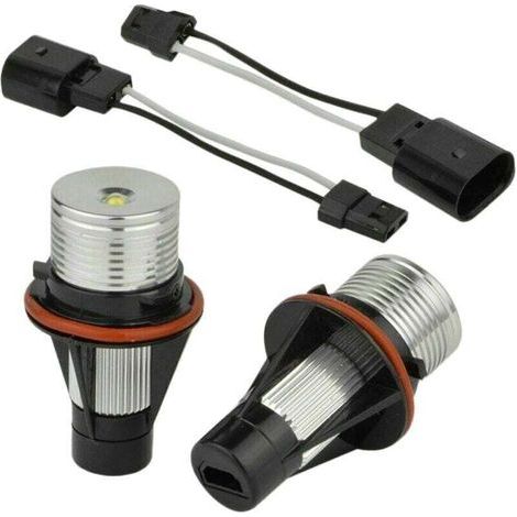 Enowelir Paar 8000K weiße LED-Halo-Ring-Projektoren für BMW 5er, 6er, 7er, X3 und X5 (1/4)