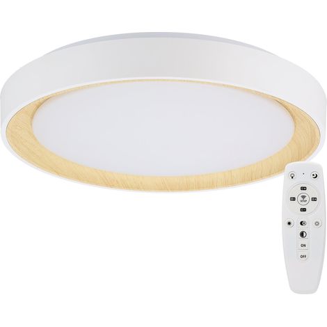 Plafón LED Decorativo 36W CCT 3000-6000ºK (Tonalidad Luz Regulable) Control Remoto Acabado Blanco