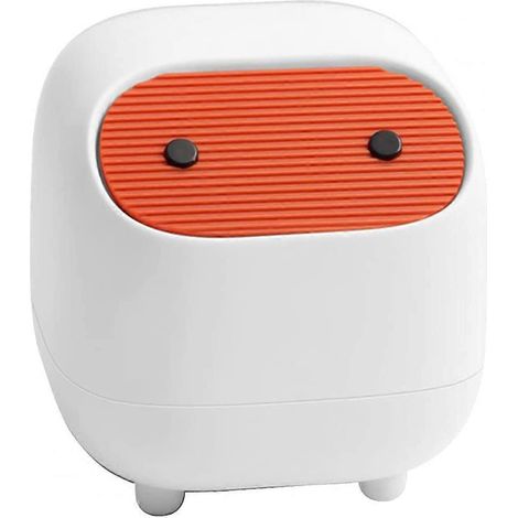 Petite poubelle de bureau Ninja Press avec couvercle (1/5)