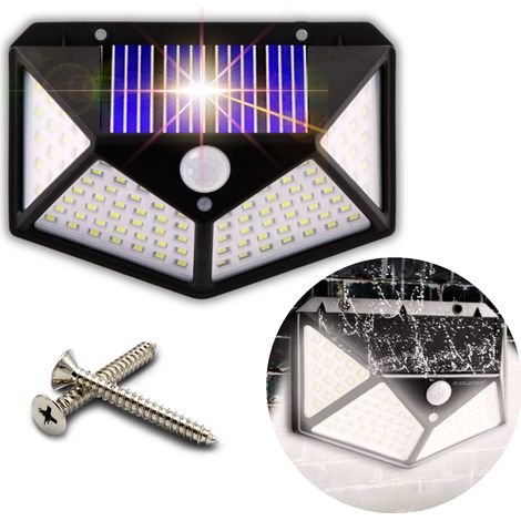 Lanterna solare da giardino a LED con sensore crepuscolare per esterni (1/5)