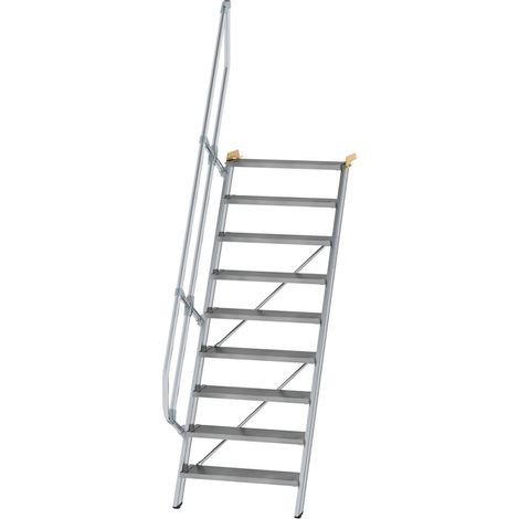 MUNK Treppe 60° inkl. einen Handlauf, 600mm Stufenbreite, 4 Stufen (1/5)