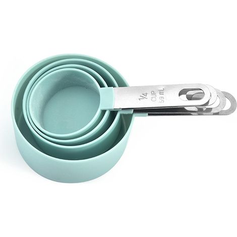 Messlöffel aus Edelstahl (2er-Set), Backzubehör. Geeignet für trockene und flüssige Zutaten, Aufbewahrung im Gewürzglas. (1/5)