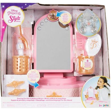 Jakks Pacific Prinzessinnen Schminkspiegel Kompakt Rosa Weiß