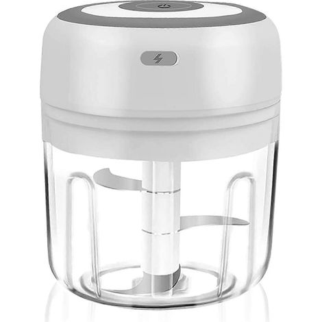 Mini hachoir à légumes 2025, mini hachoir à ail électrique, petit robot culinaire, presse-ail, hachoir à poivre, piment, noix, hachoir à viande, mixeur-hachoir (1/2)