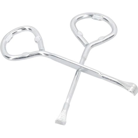 Marhynchus Ouvre-boîte de Peinture, 2PCS Alloy Steel 5L Vernis Bodet, Outil d'ouverture de Bouteille, Outil Polyvalent, Multifonctionnel, Ensemble Pratique, Matériau en Acier en Alliage, Facile à (1/5)