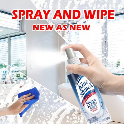 Schäumender Badreiniger, Mehrzweckreiniger für Dusche, Badewanne und Waschbecken, Desinfektionsspray, Bleich- und Reinigungsspray (1/5)