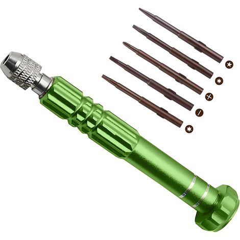 CCYKXA 5-in-1-Schraubendreher, Mini-Schraubendreher, kleiner, multifunktionaler Slim-Schraubendreher, Elektronikprodukte, Zubehör, Schraubendreher für Uhren, Brillen, Handys, Computer, Schmuck (1/5)