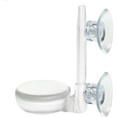 Diffuseur d'air pour aquarium, pierre à bulles pour aquarium et pompe hydroponique avec vanne de régulation et ventouse (35 mm) (1/4)