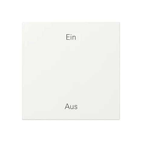 Gira Wippe Aufdruck EIN/AUS System 55 Reinweiß [361403], 3614 03