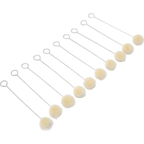 100 pinceaux en laine pour teinture à l'alcool et à l'huile, idéaux pour la fabrication artisanale d'articles en cuir. Coloration uniforme et absorption d'eau optimale. (1/5)