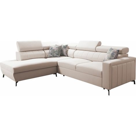 Canapé d'angle Sarasota 147, Mono 231 + Botanical 36, Disponible, 275x224x83cm, 0