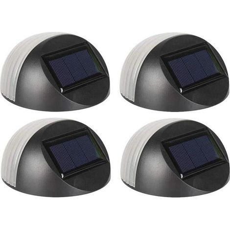 Lampe Solaire Exterieur Lampes Solaires Jardin Lampes Solaires Extérieures Solaire Feux De Clôture en Plein Air 4pcs (1/4)
