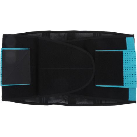 Ceinture lombaire ajustable et respirante pour le soutien du bas du dos, taille M, bleu lac (1/5)