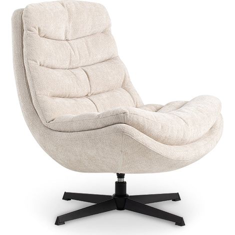 Sillon Caro. Butaca Giratoria Relax, 1 Plaza, Beige (1/5)