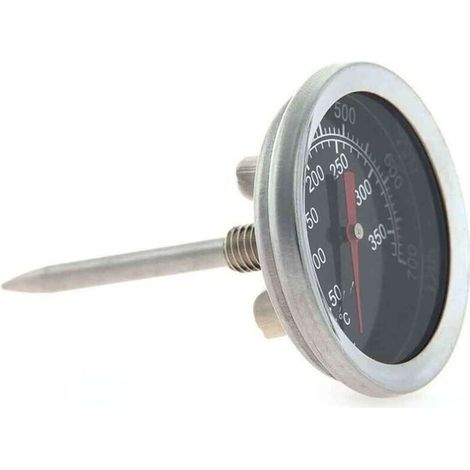 Stainless Steel Oven Thermometer for Barbecue Grill Smoker Thermometer 50 to 350 °C, 100 to 700 ℉ (Type A 350°C) (1/4)