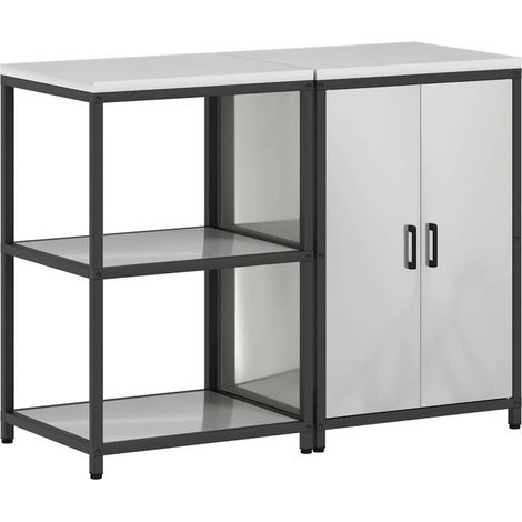 Maison Exclusive - Set di Stoccaggio per Cucina HATTEM 2 pcs Argento