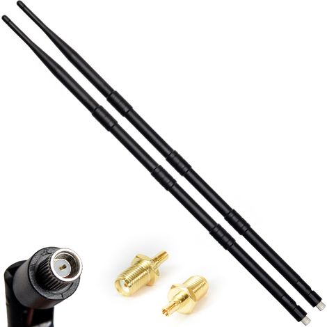 Antenne 4G LTE 18 dBi CRC9 x2