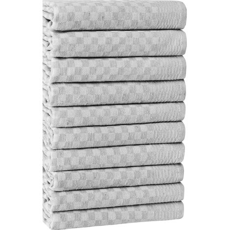 Set di strofinacci da cucina Set 80% Cotone / 20% Poliestere Grigio 210 gr/m² (1/3)
