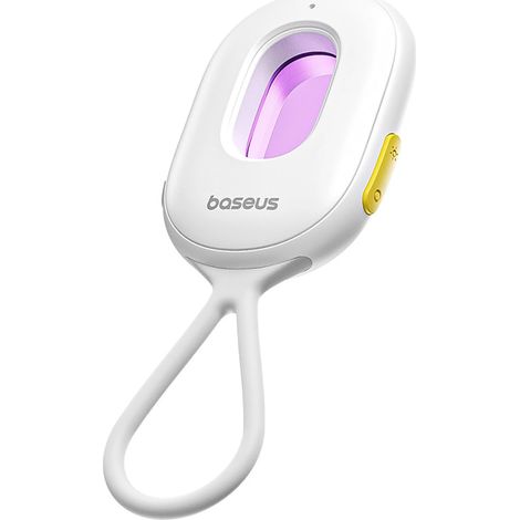 Rilevatore di telecamere nascoste Baseus Heyo Series II con allarme e mini torcia + cavo Baseus Simple da USB-A a USB-C - Bianco (1/5)