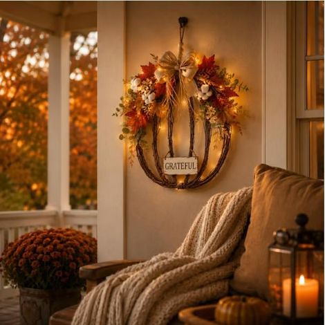 New Creative Autumn Pumpkin Door Hanging Decoration, Home Decor, Desktop Decoration, Warm and Cozy Style - Classic Design -