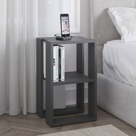 Nachttisch Anthrazit 55x30x34 (1/4)