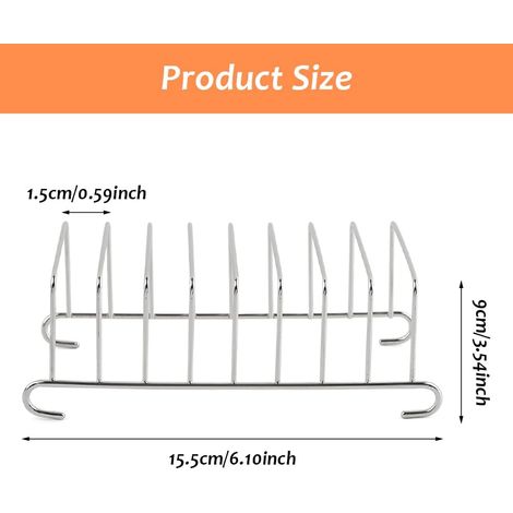 Grille de refroidissement en acier inoxydable pour Air 15.5x9 cm (1/4)