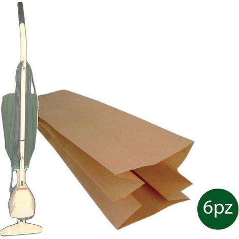 Kit 6 Bolsas L117 Repuesto compatible para Vorwerk Kobold Modelo Vk 116-117-118
