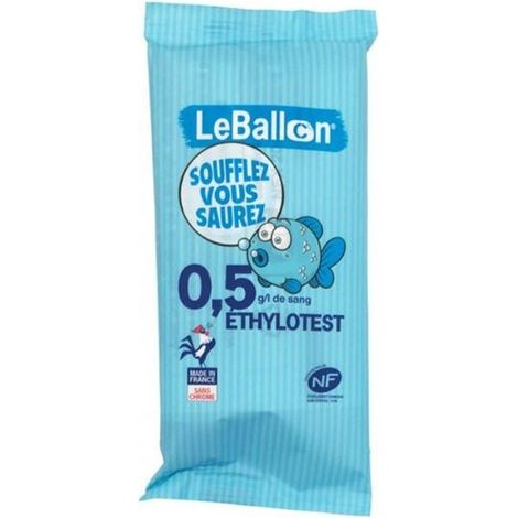 40x Ballon ethylotest 0.5g (1/2)