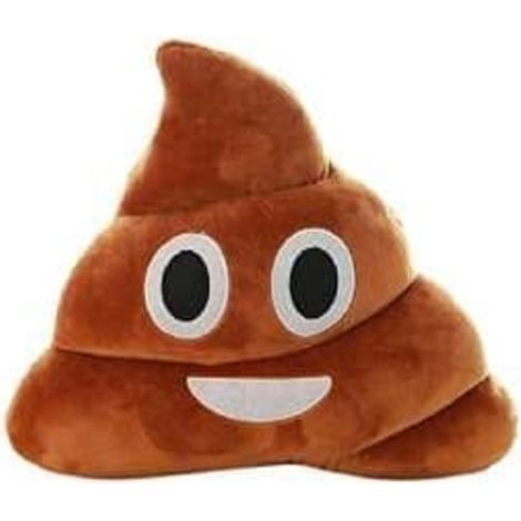 Coussin caca Emoji doux - Cadeau original de haute qualité (1/5)
