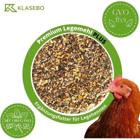 Aliment poule pondeuse 25 kg, Premium, avec Origan - Aliment volaille pour poules, oies, canards (1/4)