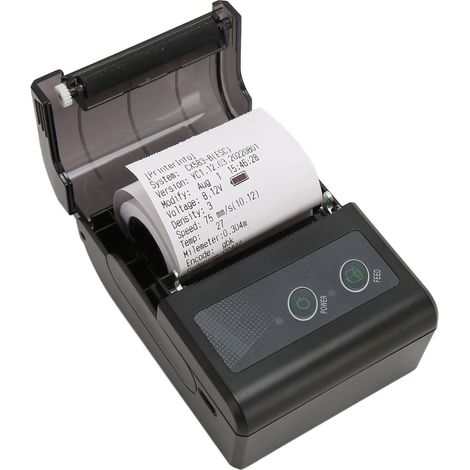 58-mm-Thermodrucker BT 50 bis 80 mm/s 203 dpi USB-Schnittstelle Etikettendrucker mit gezahnter Klinge (1/5)