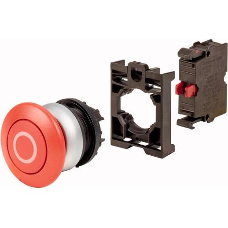 bouton poussoir « coup de poing » RMQ Titan 000132623 EATON M22 DP R X0 K01 BVP
