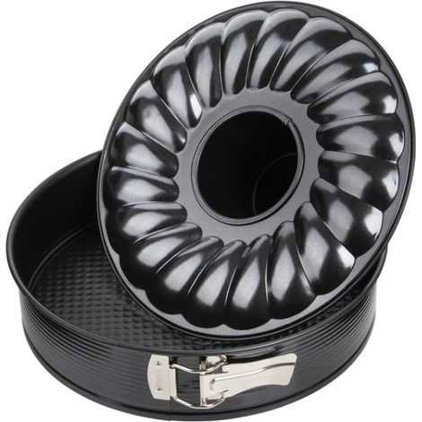 Tortera desmontable con cerniera y 2 fondos intercambiables 28 cm