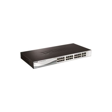 HUB Switch puertos 24 D-LINK DGS-1210-28/E Negro (1/5)